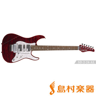 SCHECTER SD-2-24-AL/R RED エレキギター