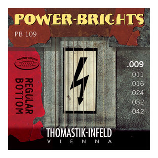 Thomastik-InfeldPB109 Power Bright Series Regulae Bottom 09-42 エレキギター弦
