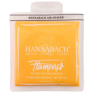 HANNABACH Flamenco SET827SLT YELLOW スーパーローテンション フラメンコギター弦×6セット