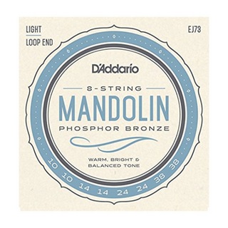 D'AddarioEJ73 Mandolin Strings Phosphor Bronze Light 10-38 マンドリン弦