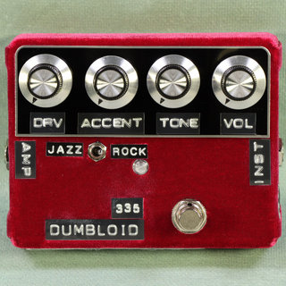 Shins Music Dumbloid 335 Special Cherry Velvet Black Panel with JAZZ/ROCK SW シンズミュージック オーバードライブ