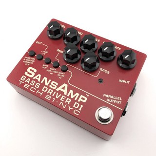 TECH21 【USED】 SANSAMP BASS DRIVER DI V2 VERMILLON