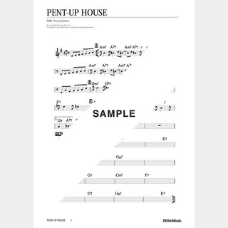 楽譜 Pent-Up House