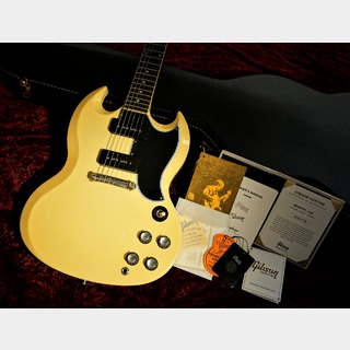 Gibson Custom Shop Murphy Lab M2M 1963 SG Special with Lightning Bar "Ultra Light Aged" Antique Classic White(#202473)