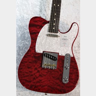 Fender2024 Collection Made in Japan Hybrid II Telecaster Red Beryl w/ Quilt Top #JD24001540【3.38kg】