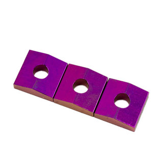 FU-Tone Titanium Lock Nut Block Set (3) PURPLE チタンナットブロック パープル