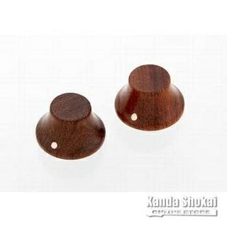 ALLPARTSPK-3197-0B0 Set of 2 Wooden Bell Knobs, Bubinga [5124]