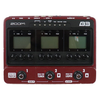 ZOOM 【中古】 ベースマルチエフェクター ZOOM B3 ズーム ベース用マルチエフェクター