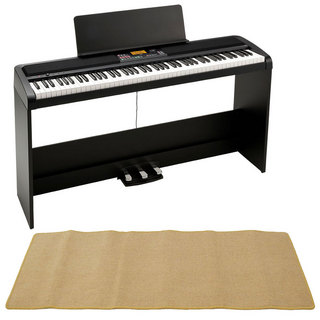 KORG コルグ XE20SP DIGITAL ENSEMBLE PIANO 電子ピアノ スタンド ペダル ピアノマット(クリーム)付きセット