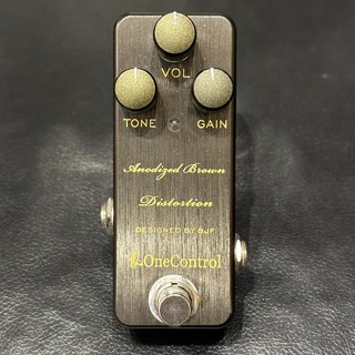 ONE CONTROL Anodized Brown Distortion【現物画像】