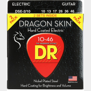DRDR DRAGONSKIN DSE-2/10 Light 10-46 エレキギター弦2セット