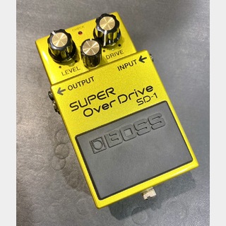 BOSS SD-1-B50A 50th Anniversary Pedals 【メタリック塗装筐体】【銀ネジ】【金色のノブ・キャップ】【記念エン