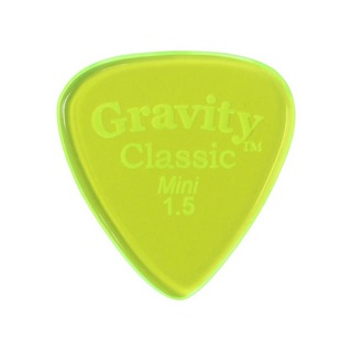 Gravity Guitar Picks Classic -Mini- GCLM15P 1.5mm Fluorescent Green ギターピック