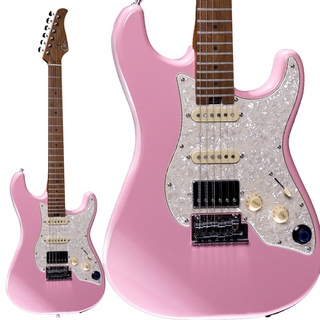 MOOERGTRS S801 Pink エレキギター ローステッドメイプル指板 エフェクト内蔵