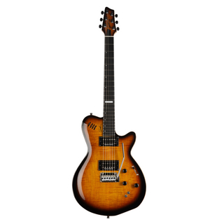 Godin ゴダン LGXT Cognac Burst Flame AA エレキギター