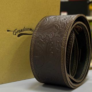 Grande uomo NEW G-Standard / Engrave Dark Brown / Double Stitch