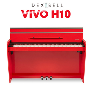 DEXIBELLVIVO H10 Red Polished 電子ピアノ 88鍵盤 電子ピアノ 88鍵盤 【配送設置無料・代引不可】