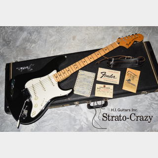 Fender Stratocaster '74 Black/Maple neck "Full original & Mint condition"