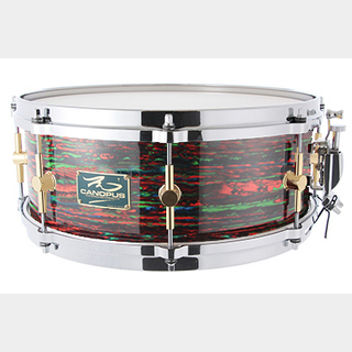 canopusThe Maple 5.5x14 Snare Drum Psychedelic Red