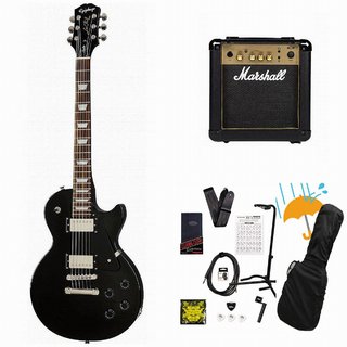 Epiphone Inspired by Gibson Les Paul Studio Ebony エレキギター レスポール スタジオ Marshall MG10アンプ付属エ