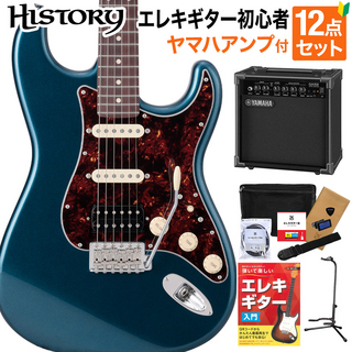 HISTORYHST/SSH-Standard DLB 初心者セット ヤマハアンプ付 日本製 ストラトキャスタータイプ