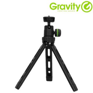 GRAVITY GVSTRIPOD01B ◆ 折りたたみサイズで24cmのコンパクトなミニ卓上三脚スタンド