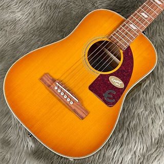 Epiphone 【傷アリ】Lil' Tex Travel Acoustic Faded Cherry ミニアコースティックギター エレアコ トップ単板