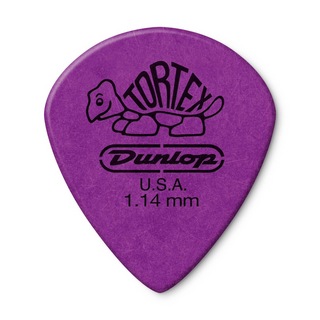 Jim Dunlop498 Tortex Jazz III XL 1.14mm Purple ギターピック×12枚