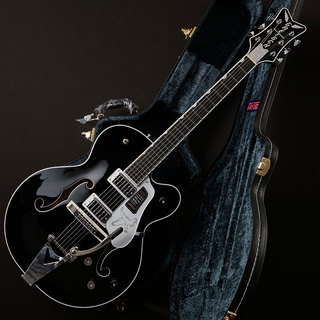 Gretsch FALCON HOLLOW BODY WITH STRING THRU BIGSBY AND CHROME HARDWARE EBONY FINGERBOARD BLACK