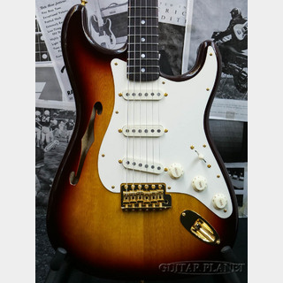 Fender Custom Shop ~Custom Collection~ Artisan Korina Stratocaster Thinline N.O.S. -Chocolate 3 Color Sunburst-