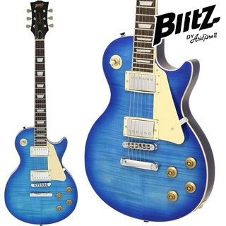 BLITZ BY ARIAPROII BLP-450 SBL レスポールスタンダード シースルーブルー エレキギター