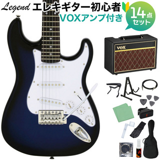 LEGEND LST-MINI BBS エレキギター 初心者14点セット 【VOXアンプ付き】