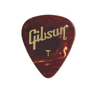 Gibson【大決算セール】 Gross Tortoise Standard Style Pick ×10枚セット (ティアドロップ型/シン)