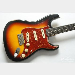 Fender Custom Shop MBS 1963 Stratocaster Relic Masterbuilt by Todd Krause - GALAXY OF STRATS SUNBURST