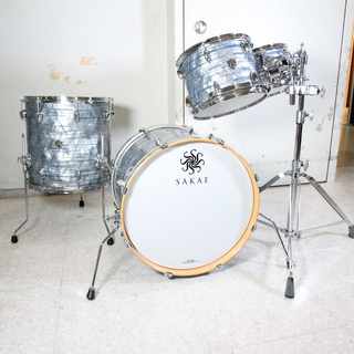 SAKAE Trilogy 4PCS Drumset SKY BLUE OYSTER 4PCS Drumset 20/16/12/10 サカエ トリロジー ドラムセット【池袋店