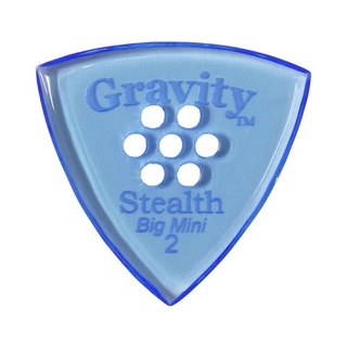 Gravity Guitar PicksStealth -Big Mini Multi-Hole- GSSB2PM 2.0mm Blue ギターピック