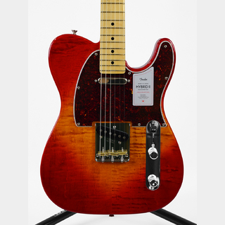 Fender 2024 Collection Made in Japan Hybrid II Telecaster  (Sunset Orange Transparent)