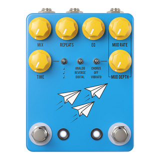 JHS Pedals FLIGHT DELAY BLUE 【多機能であり、シンプルなディレイペダル】