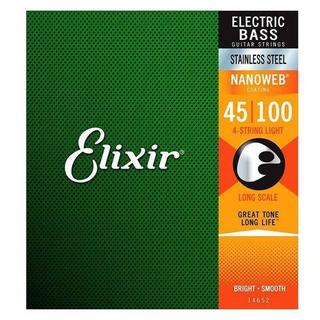 Elixir NANOWEB Stainless #14652 Light 45-100 Long Scale ベース弦【名古屋栄店】