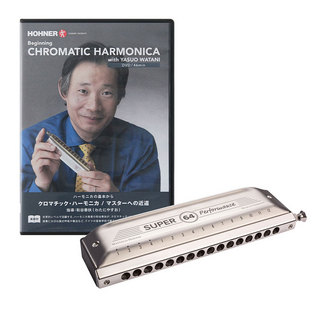 Hohner HOHNER ホーナー New Super 64 C クロマチックハーモニカ DVD付き