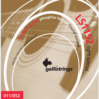 Galli Strings LS1152 2Set Phosphor Bronze Light Special For Acoutsic Guitar .011-.052【心斎橋店】