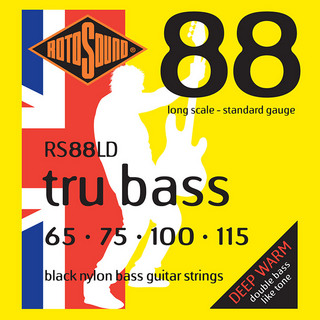 ROTOSOUND Tru Bass 88 Standard Black Nylon, RS88LD (.065-.115)
