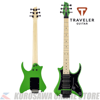 Traveler GuitarVaibrant Standard V88S Slime Green 《HSH PU搭載》【ストラッププレゼント】(ご予約受付中)