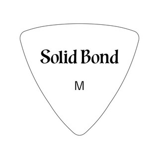 Solid Bond Triangle Pick [PR1-WHM] ×10枚セット