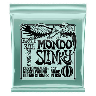 ERNIE BALLアーニーボール 2211 Mondo Slinky Nickel Wound 105-52 Gauge エレキギター弦 ×3セット