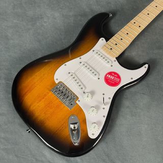 Squier by Fender SONIC STRATOCASTER Maple Fingerboard White Pickguard 2-Color Sunburst ストラトキャスター エレキギタ