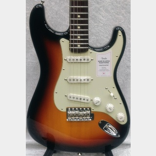 Fender Made In Japan Traditional 60s Stratocaster -3 Tone Sunburst-【JD24023074】【3.58kg】