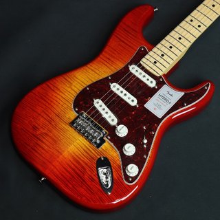 Fender2024 Collection Made in Japan Hybrid II Stratocaster Flame Sunset Orange Transparent 【横浜店】