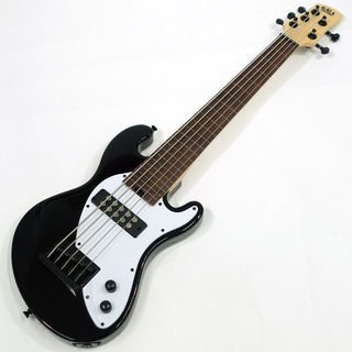 KALA UBASS-SB5-BK-FL / Jet Black Fretless