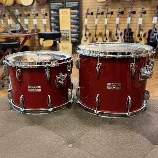 YAMAHA 【中古品】Late '80s "TOUR CUSTOM" タムタム 14"×10" & 15"×12" [TT814TC & TT815TC] #Wine Red